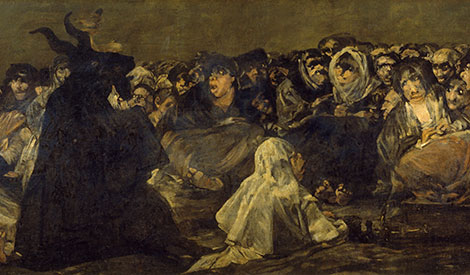 Witches’ Sabbath Goya Goat Painting