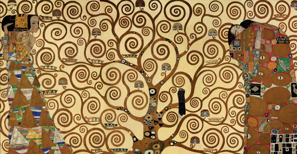 The Tree of Life Gustav Klimt Landscape Painting