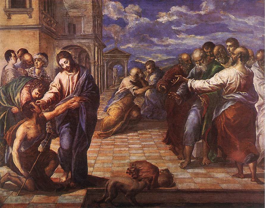 Christ Healing the Blind El Greco