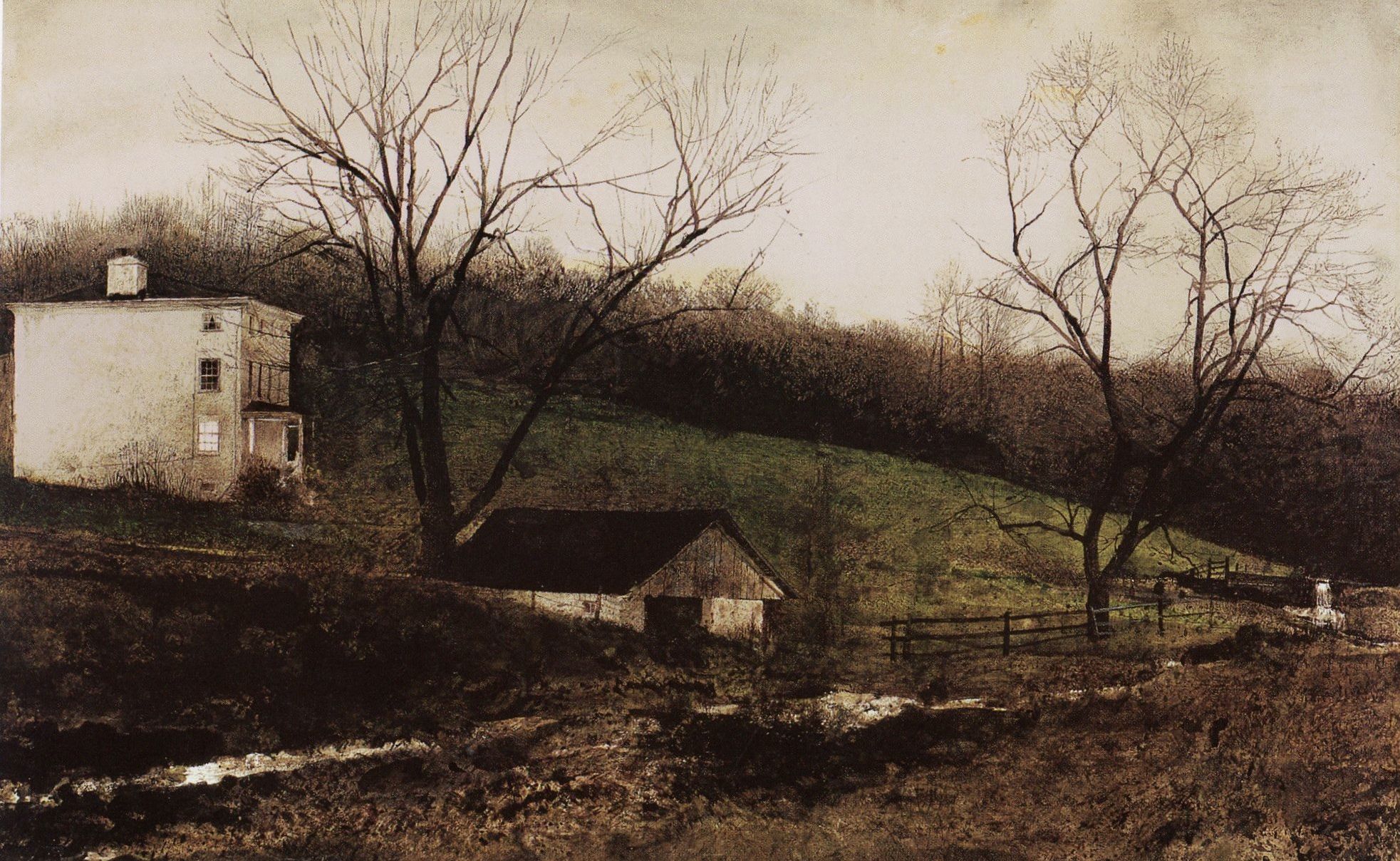 De Las Pinturas Y Obras De Arte M S Famosas De Andrew Wyeth Artisticjunkie Com Hot Press