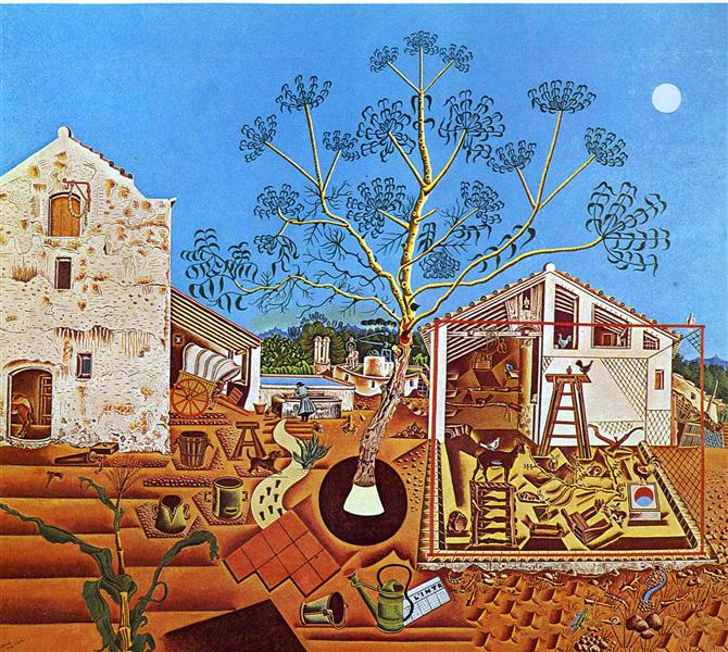 The Farm Joan Miró Abstract Paintings